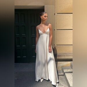 Melisandre Baby Doll Maxi Dress - Sand